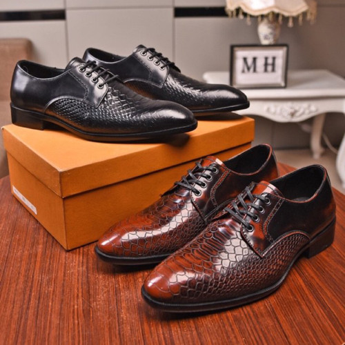 Louis Vuitton Men Shoes Business Luxury Brand LV Dress Shoes with Original Box