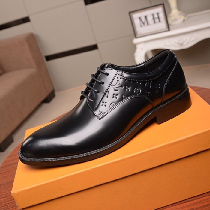 Louis Vuitton Men Shoes Business Luxury Brand LV Dress Shoes with Original Box