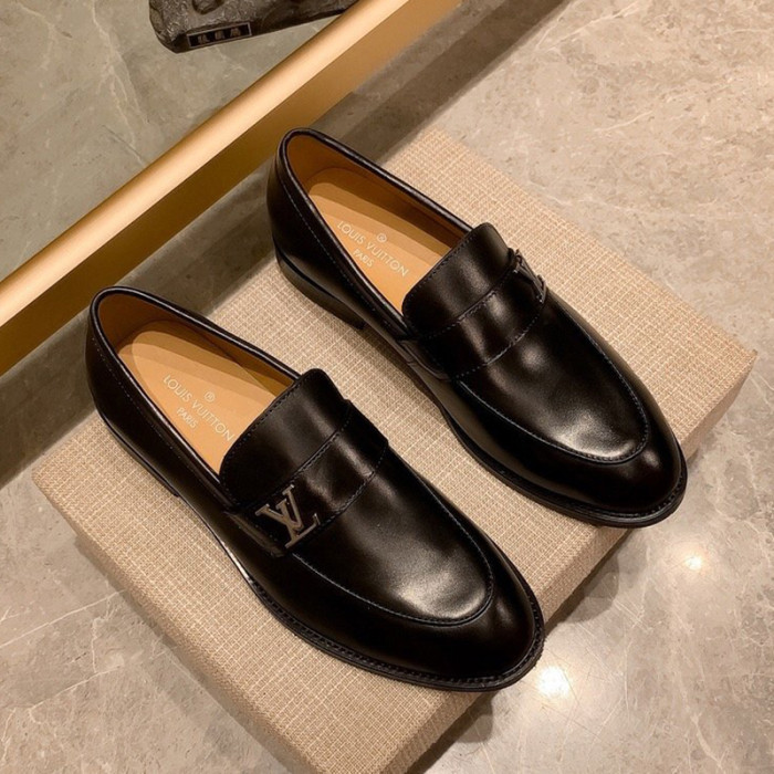 Louis Vuitton Men Shoes Business Luxury Brand LV Dress Shoes with Original Box