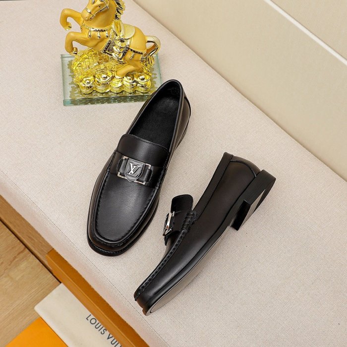 Louis Vuitton Men Shoes Business Luxury Brand LV Dress Shoes with Original Box