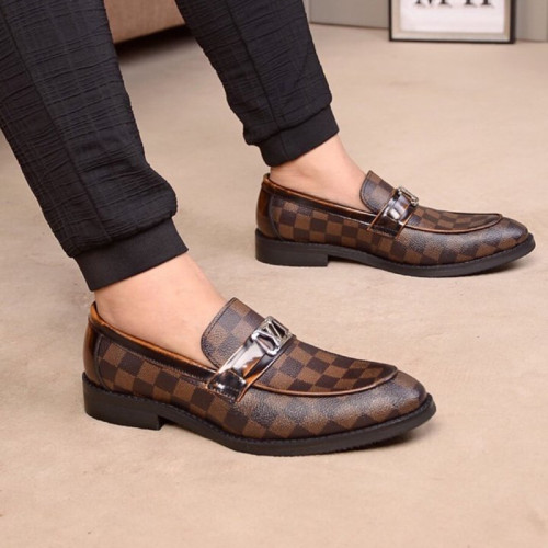 Louis Vuitton Men Shoes Business Luxury Brand LV Dress Shoes with Original Box