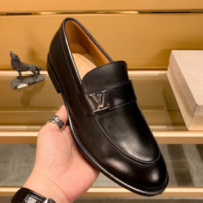 Louis Vuitton Men Shoes Business Luxury Brand LV Dress Shoes with Original Box