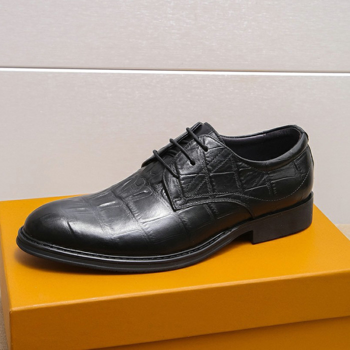 Louis Vuitton Men Shoes Business Luxury Brand LV Dress Shoes with Original Box