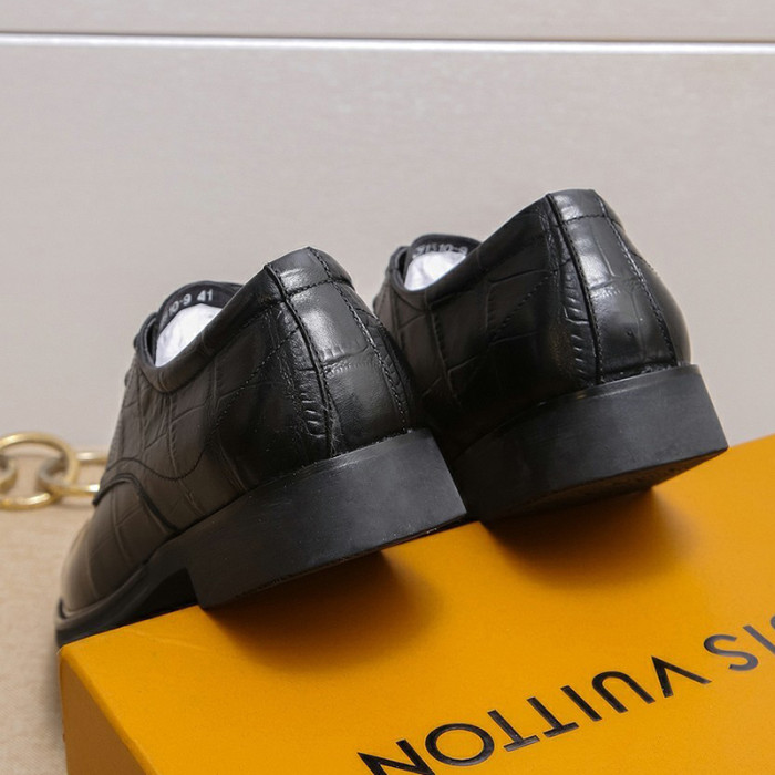 Louis Vuitton Men Shoes Business Luxury Brand LV Dress Shoes with Original Box