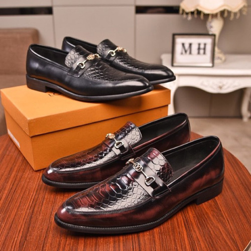 Louis Vuitton Men Shoes Business Luxury Brand LV Dress Shoes with Original Box