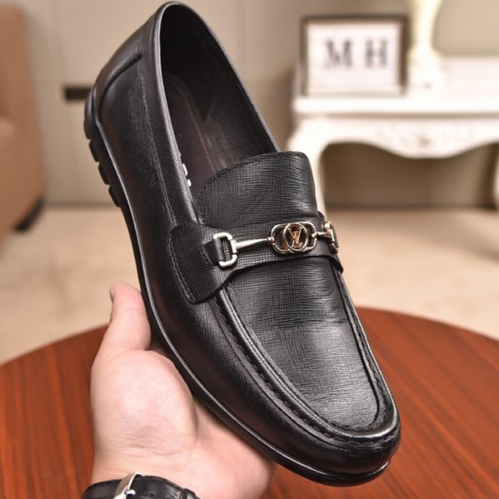 Louis Vuitton Men Shoes Business Luxury Brand LV Dress Shoes with Original Box