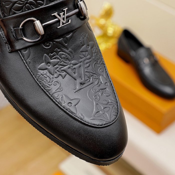 Louis Vuitton Men Shoes Business Luxury Brand LV Dress Shoes with Original Box