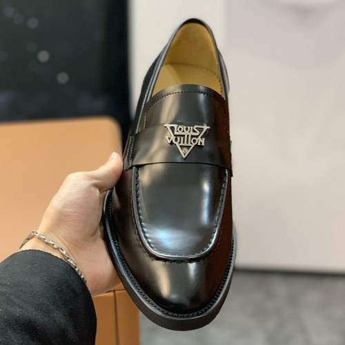 Louis Vuitton Men Shoes Business Luxury Brand LV Dress Shoes with Original Box