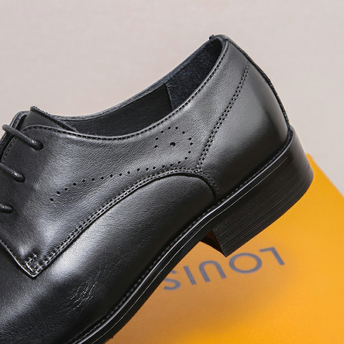 Louis Vuitton Men Shoes Business Luxury Brand LV Dress Shoes with Original Box