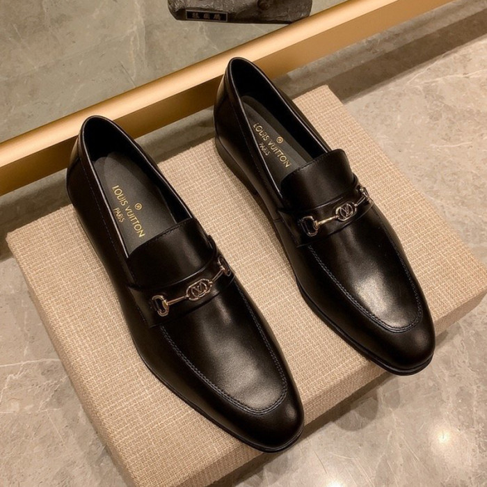 Louis Vuitton Men Shoes Business Luxury Brand LV Dress Shoes with Original Box