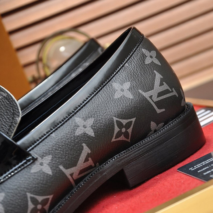 Louis Vuitton Men Shoes Business Luxury Brand LV Dress Shoes with Original Box