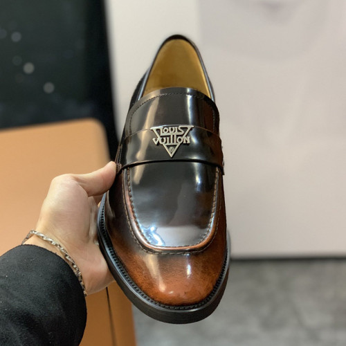 Louis Vuitton Men Shoes Business Luxury Brand LV Dress Shoes with Original Box
