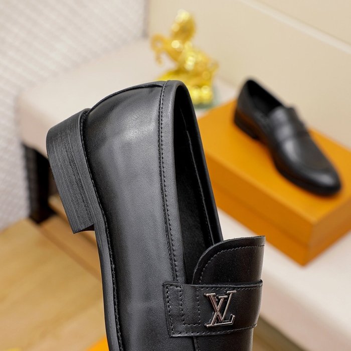 Louis Vuitton Men Shoes Business Luxury Brand LV Dress Shoes with Original Box
