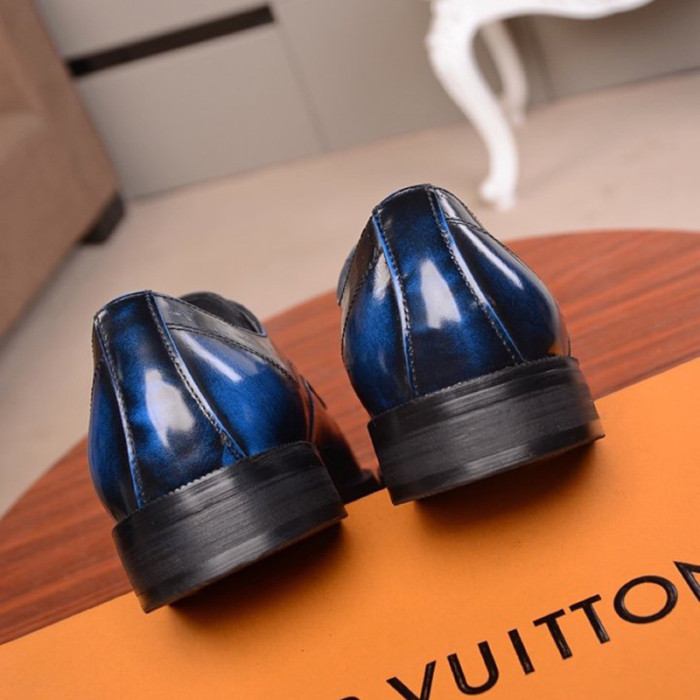 Louis Vuitton Men Shoes Business Luxury Brand LV Dress Shoes with Original Box