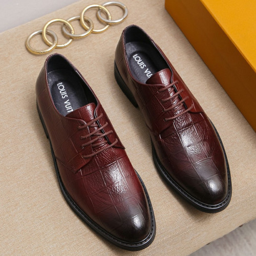 Louis Vuitton Men Shoes Business Luxury Brand LV Dress Shoes with Original Box