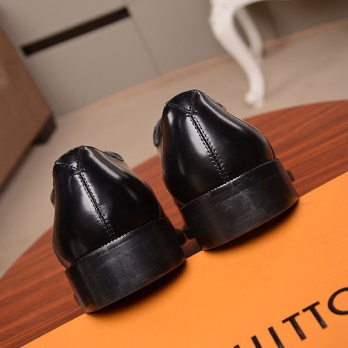 Louis Vuitton Men Shoes Business Luxury Brand LV Dress Shoes with Original Box