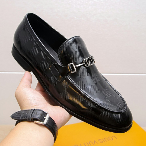 Louis Vuitton Men Shoes Business Luxury Brand LV Dress Shoes with Original Box