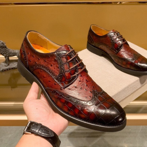 Louis Vuitton Men Shoes Business Luxury Brand LV Dress Shoes with Original Box