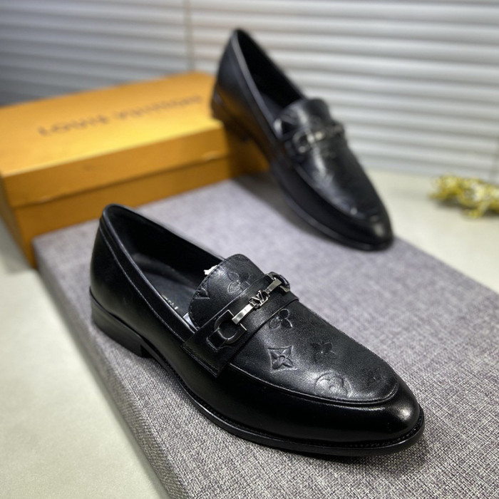 Louis Vuitton Men Shoes Business Luxury Brand LV Dress Shoes with Original Box