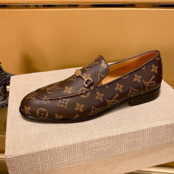 Louis Vuitton Men Shoes Business Luxury Brand LV Dress Shoes with Original Box