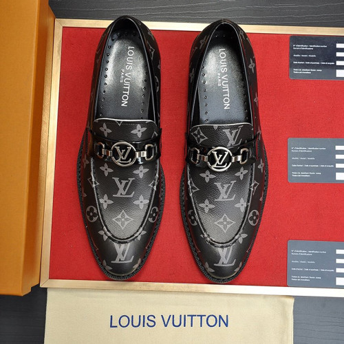 Louis Vuitton Men Shoes Business Luxury Brand LV Dress Shoes with Original Box