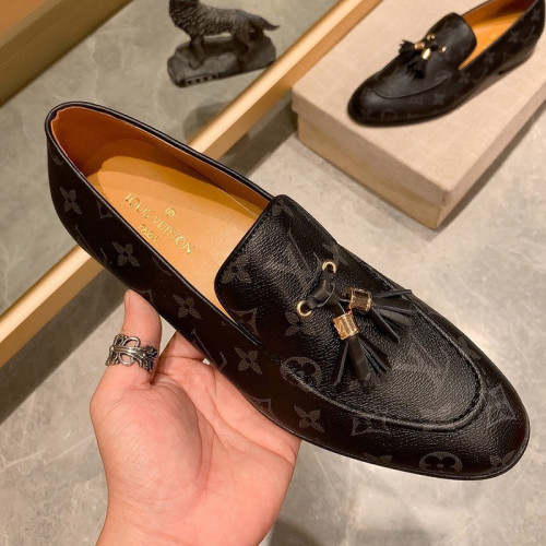 Louis Vuitton Men Shoes Business Luxury Brand LV Dress Shoes with Original Box