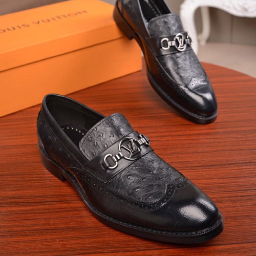 Louis Vuitton Men Shoes Business Luxury Brand LV Dress Shoes with Original Box