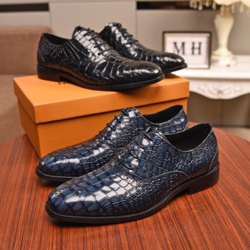 Louis Vuitton Men Shoes Business Luxury Brand LV Dress Shoes with Original Box