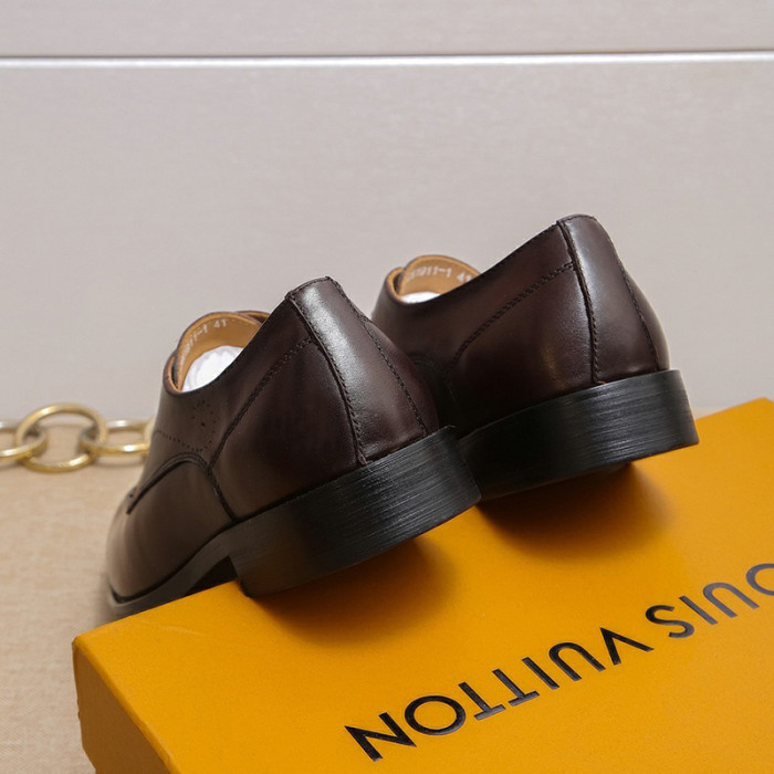 Louis Vuitton Men Shoes Business Luxury Brand LV Dress Shoes with Original Box
