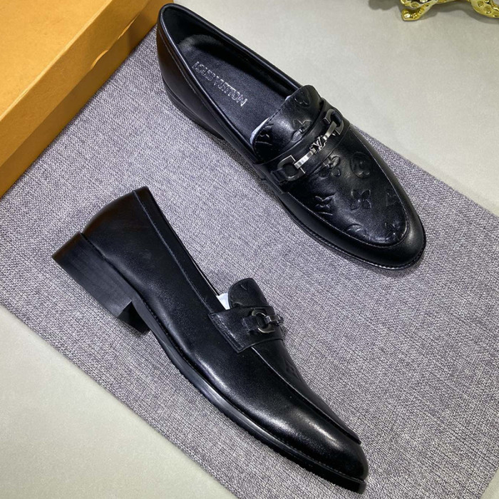 Louis Vuitton Men Shoes Business Luxury Brand LV Dress Shoes with Original Box