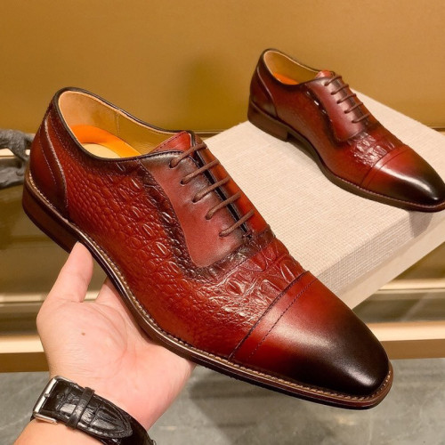 Louis Vuitton Men Shoes Business Luxury Brand LV Dress Shoes with Original Box