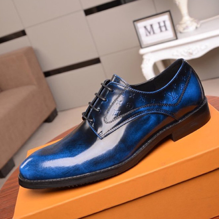 Louis Vuitton Men Shoes Business Luxury Brand LV Dress Shoes with Original Box