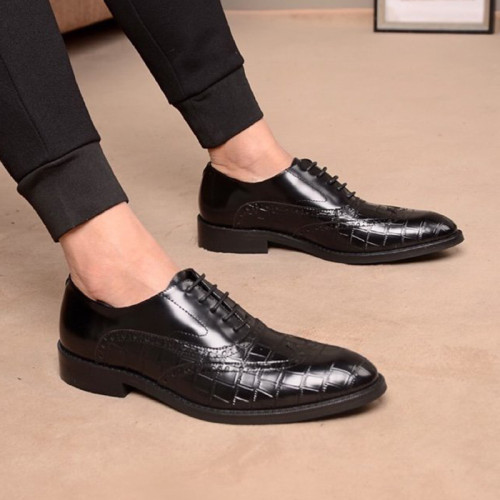 Louis Vuitton Men Shoes Business Luxury Brand LV Dress Shoes with Original Box