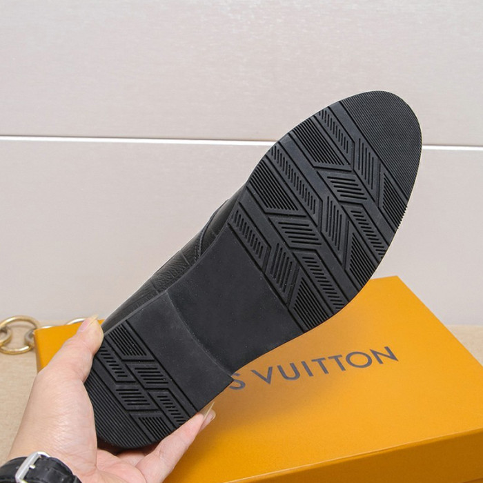Louis Vuitton Men Shoes Business Luxury Brand LV Dress Shoes with Original Box
