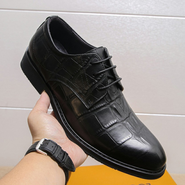 Louis Vuitton Men Shoes Business Luxury Brand LV Dress Shoes with Original Box