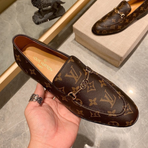 Louis Vuitton Men Shoes Business Luxury Brand LV Dress Shoes with Original Box
