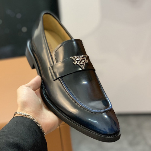 Louis Vuitton Men Shoes Business Luxury Brand LV Dress Shoes with Original Box