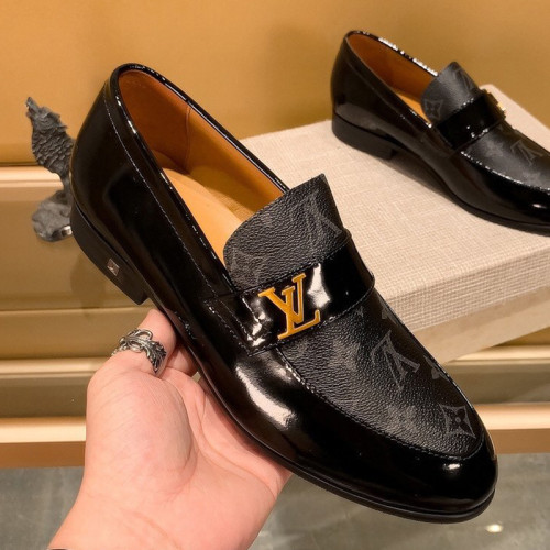 Louis Vuitton Men Shoes Business Luxury Brand LV Dress Shoes with Original Box