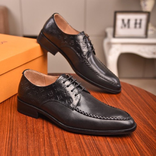 Louis Vuitton Men Shoes Business Luxury Brand LV Dress Shoes with Original Box
