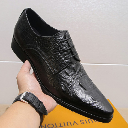 Louis Vuitton Men Shoes Business Luxury Brand LV Dress Shoes with Original Box