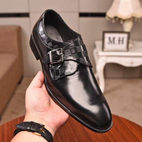 Louis Vuitton Men Shoes Business Luxury Brand LV Dress Shoes with Original Box