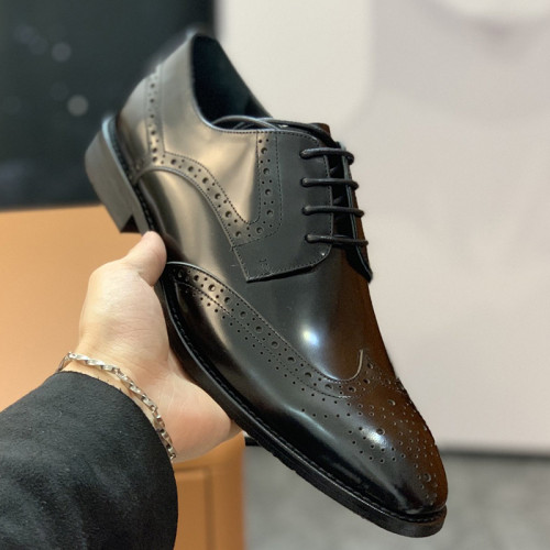 Louis Vuitton Men Shoes Business Luxury Brand LV Dress Shoes with Original Box