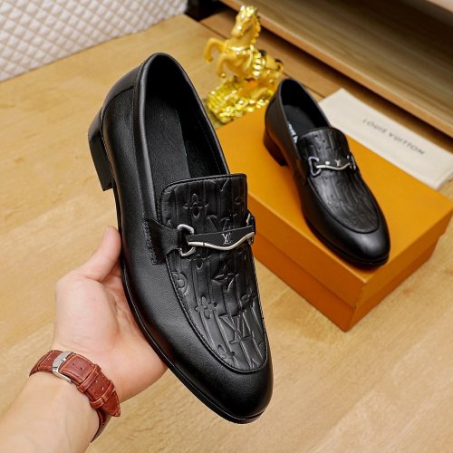 Louis Vuitton Men Shoes Business Luxury Brand LV Dress Shoes with Original Box