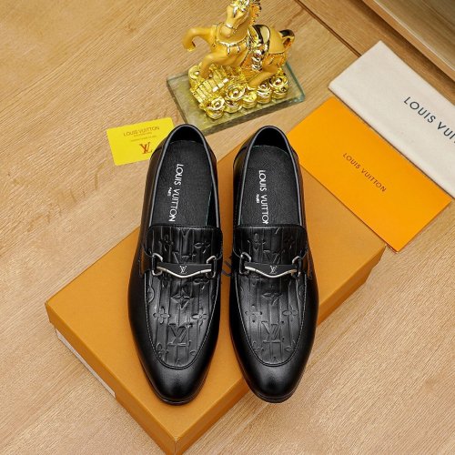 Louis Vuitton Men Shoes Business Luxury Brand LV Dress Shoes with Original Box