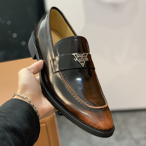 Louis Vuitton Men Shoes Business Luxury Brand LV Dress Shoes with Original Box