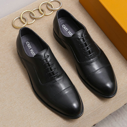 Louis Vuitton Men Shoes Business Luxury Brand LV Dress Shoes with Original Box