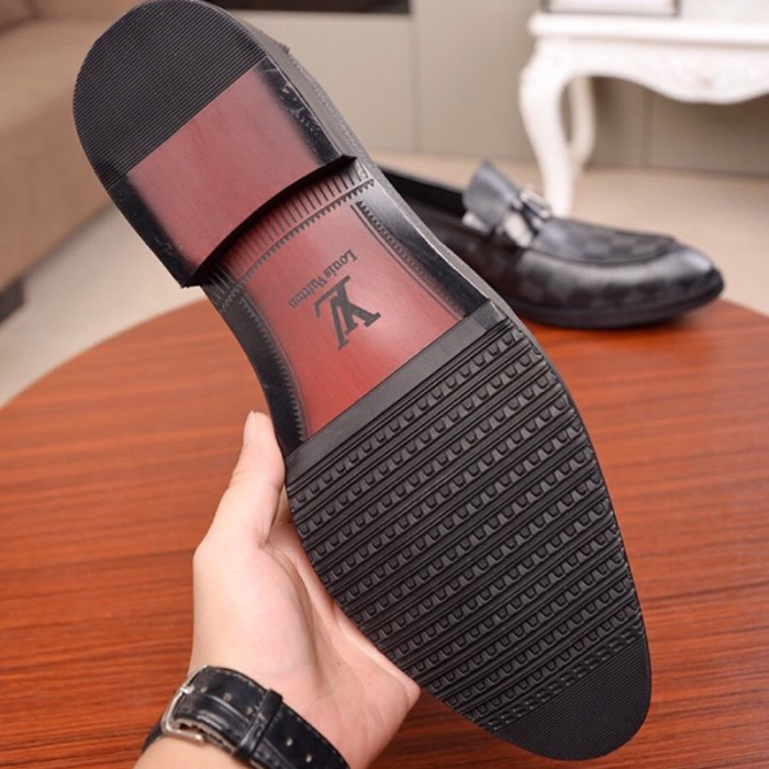 Louis Vuitton Men Shoes Business Luxury Brand LV Dress Shoes with Original Box