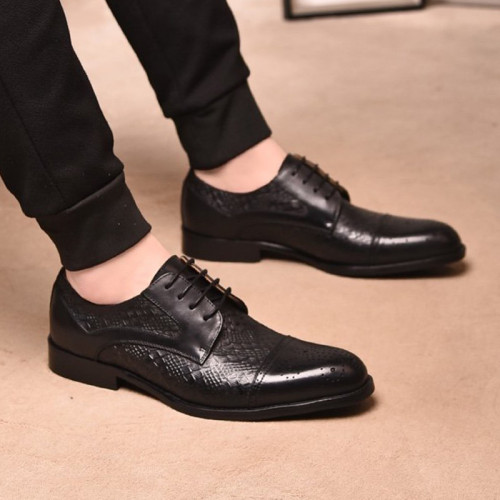 Louis Vuitton Men Shoes Business Luxury Brand LV Dress Shoes with Original Box