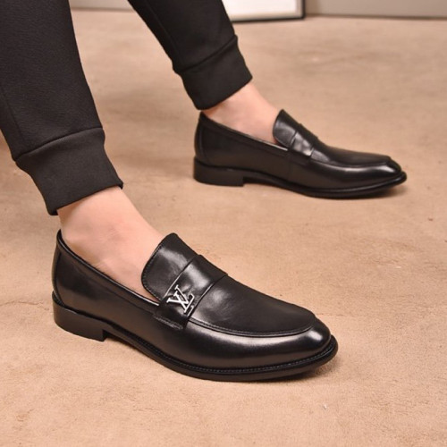 Louis Vuitton Men Shoes Business Luxury Brand LV Dress Shoes with Original Box