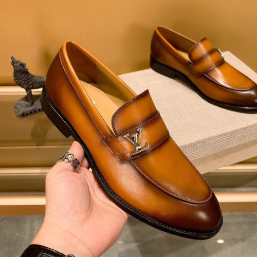 Louis Vuitton Men Shoes Business Luxury Brand LV Dress Shoes with Original Box